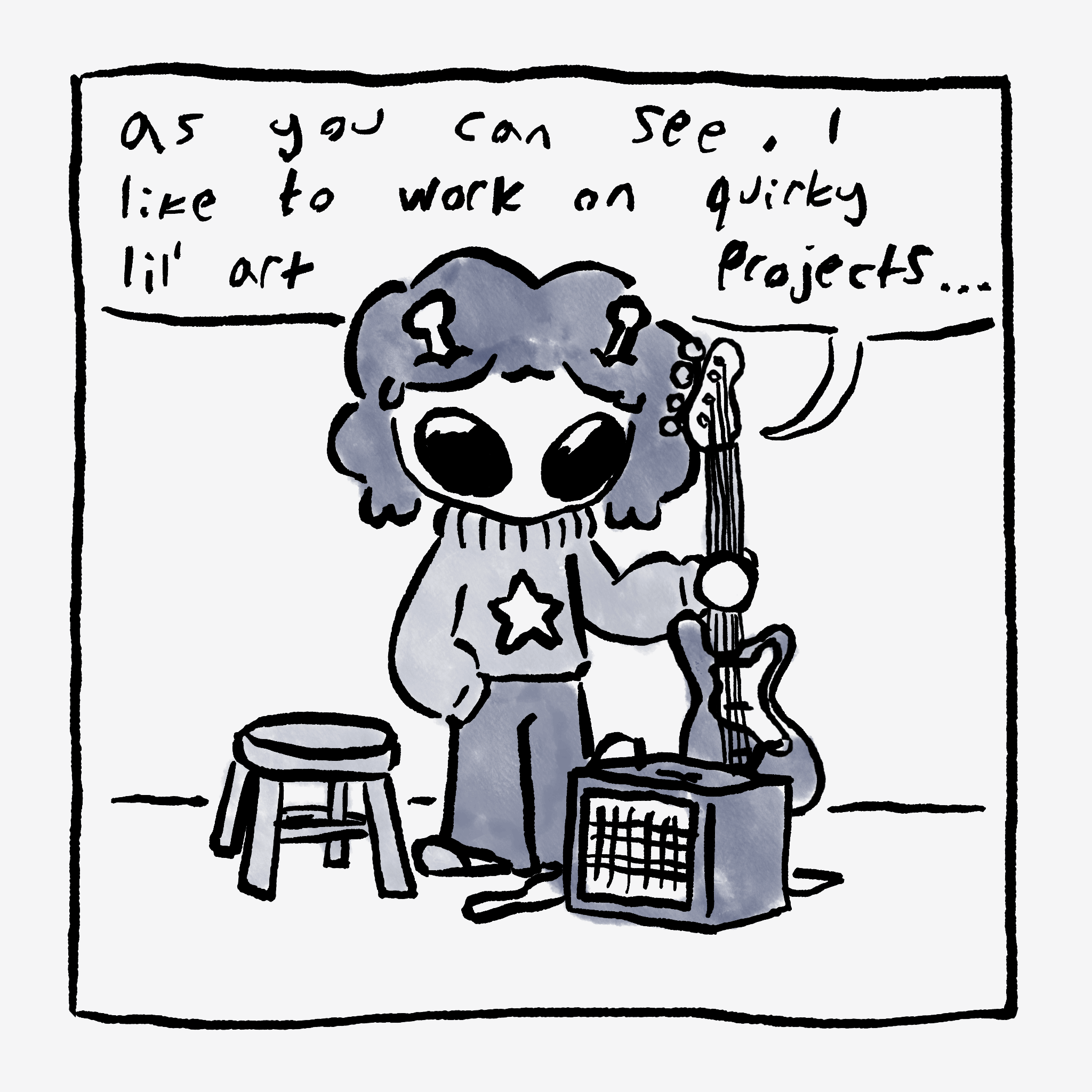 The third panel